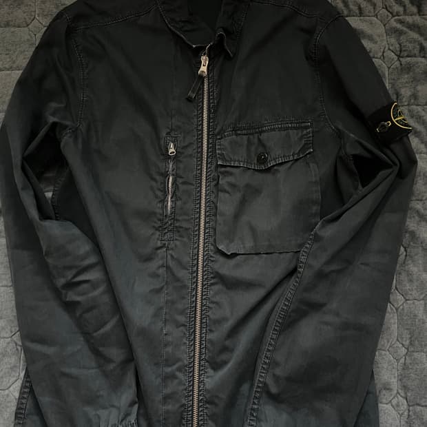 스톤아일랜드 올드이펙트 원포켓 셔츠 M