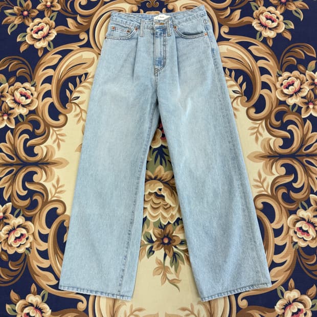 (우먼즈S)던스트 Dunst 연청 데님팬츠