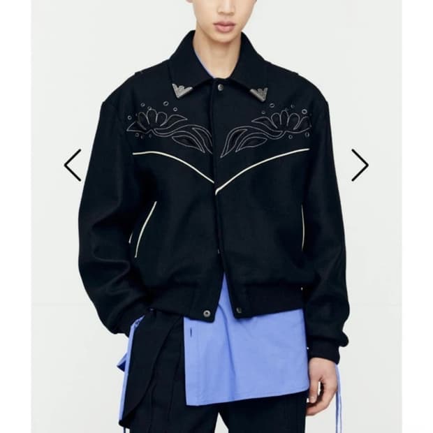 앤더슨벨 웨스턴 블루종 자켓