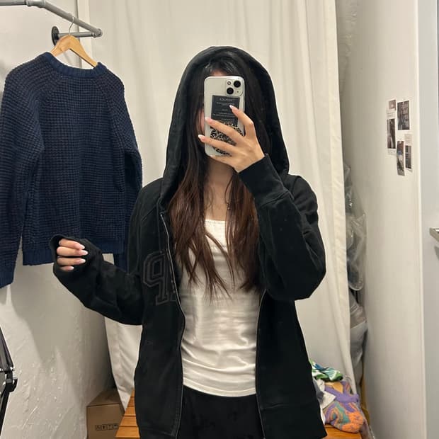 gap 후드집업 블랙