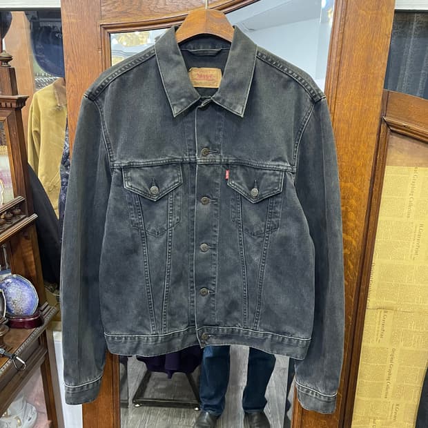 90's 리바이스 블랙 트러커자켓