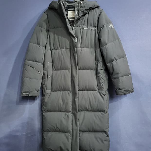 디스커버리 구스다운 롱패딩