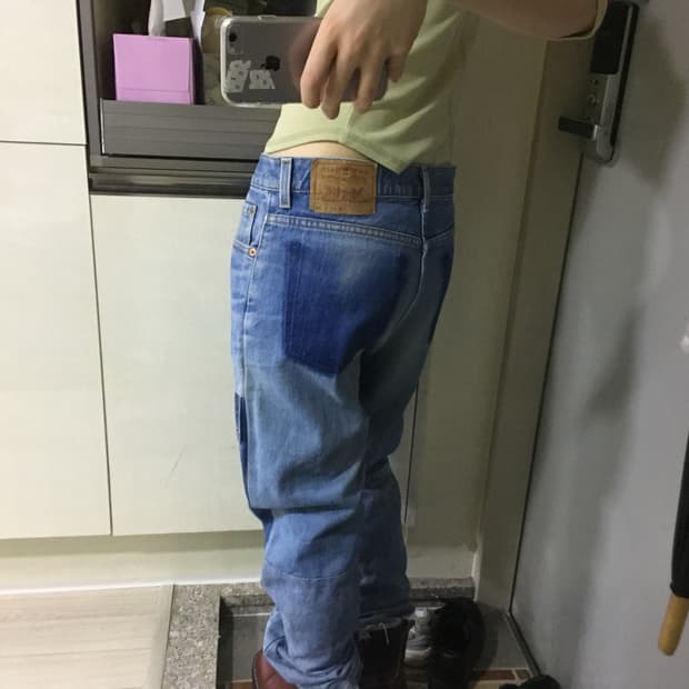 Vintage Levi’s patchwork jean