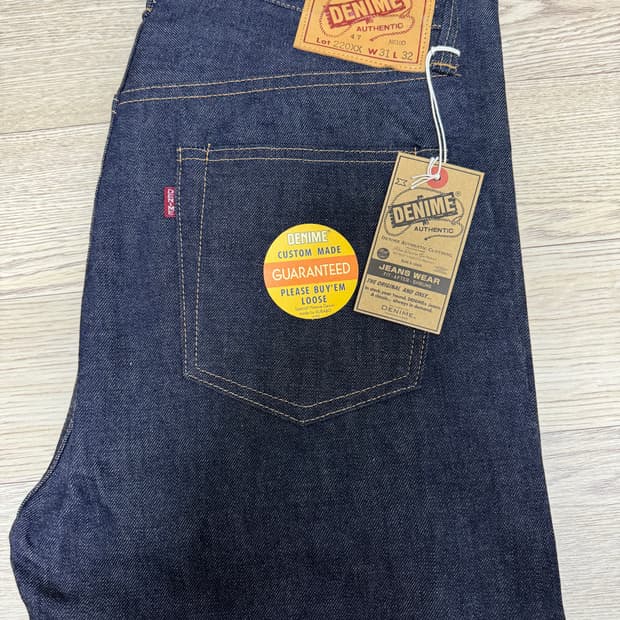 드님 220XX-47 데님팬츠 리지드 새상품 31/32사이즈