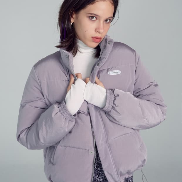 sculptor 스컬프터 리버시블 양면 여성 패딩 라벤더 S