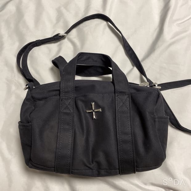 kahara 카하라 발레리나 백 미니 스웨이드 블랙