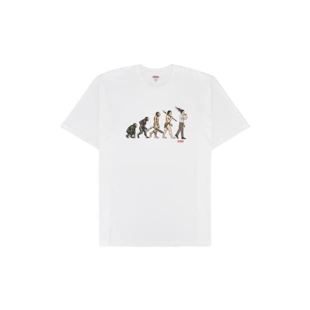 슈프림 에볼루션 티셔츠 화이트 (M)