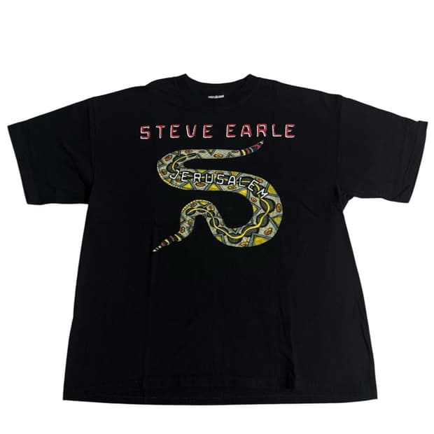 빈티지 Steve Earle 투어티셔츠