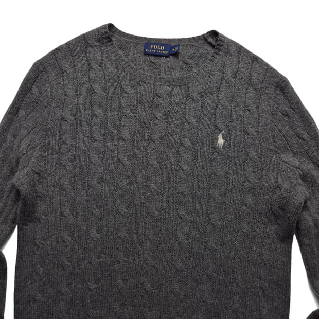 [M] 폴로 랄프로렌 울캐시미어 케이블 니트