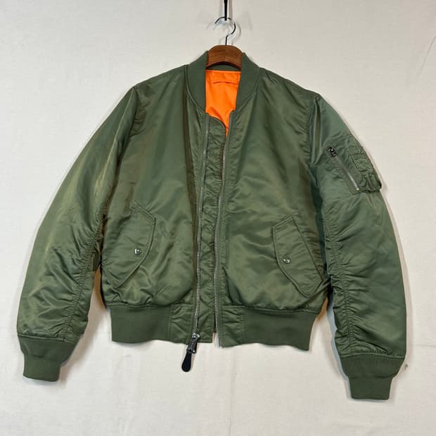 L) 알파인더스트리 MA-1 마원 항공점퍼 올리브 그린
