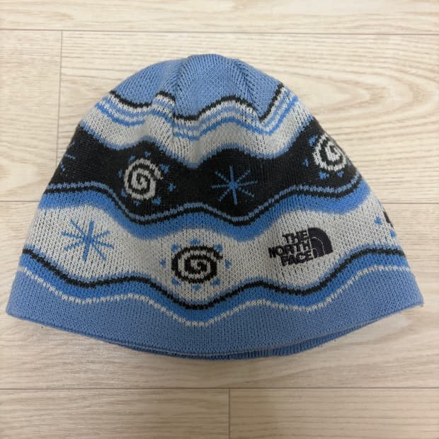 노스페이스 패턴 레어 비니