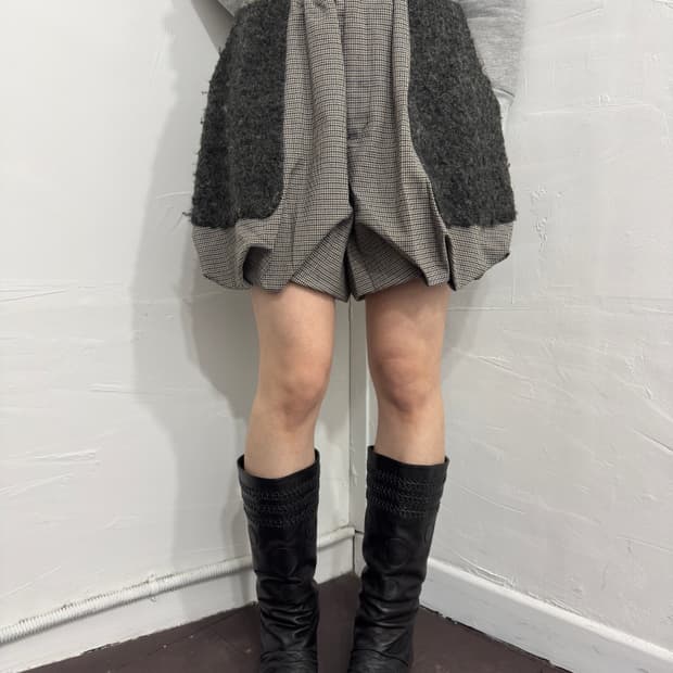 gomme puff short pants