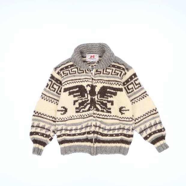 캐나디안 매나다 스웨터 코위찬 가디건 N7355