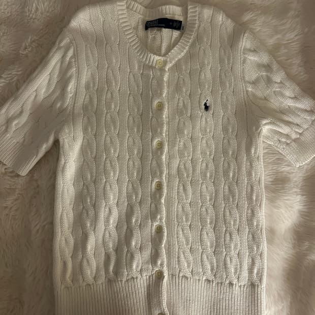 폴로 랄프로렌 케이블 니트 티셔츠