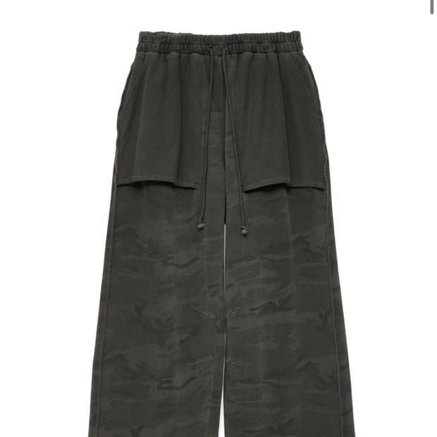 *구매* 해칭룸 리버스 스웻팬츠 카모 다크 카키