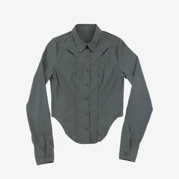 오호스 체스트홀 나일론 셔츠 1사이즈