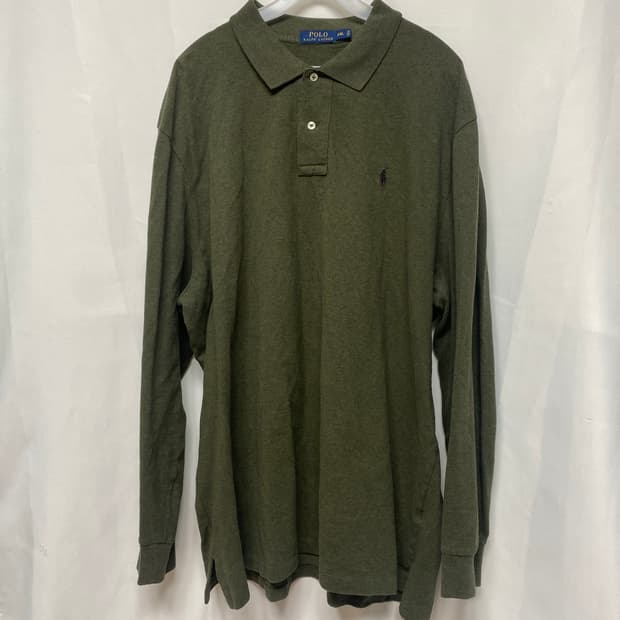 폴로 랄프로렌 PK 긴팔티 카키 XXL