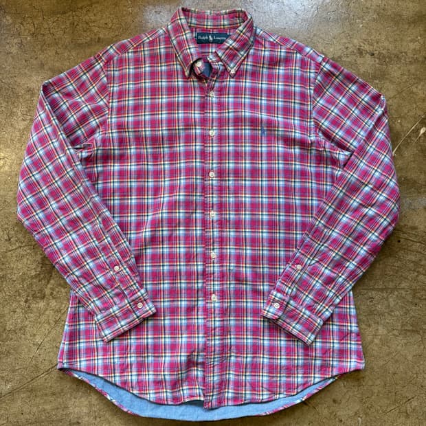 폴로 빈티지 더블페이스 체크 셔츠