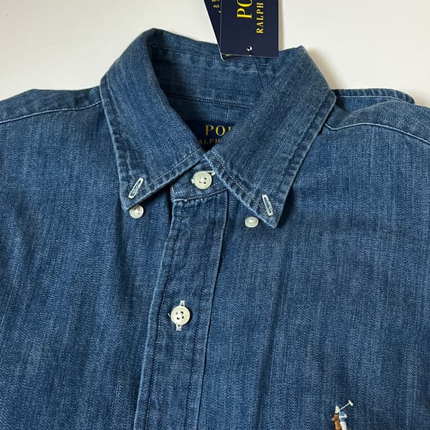 폴로랄프로렌 클래식핏 데님셔츠