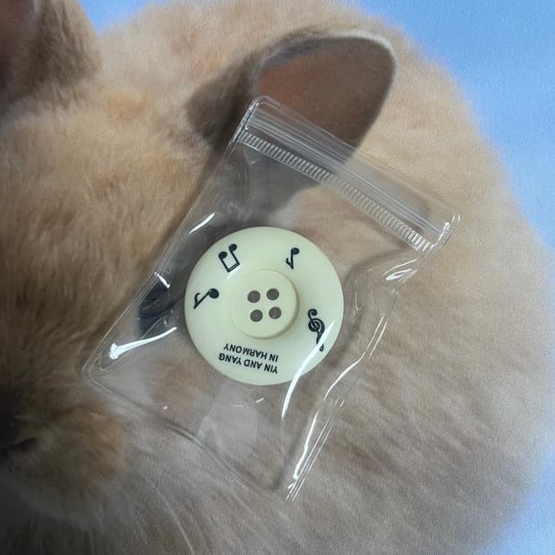 인앤양인하모니 팝업 그립톡 아이보리