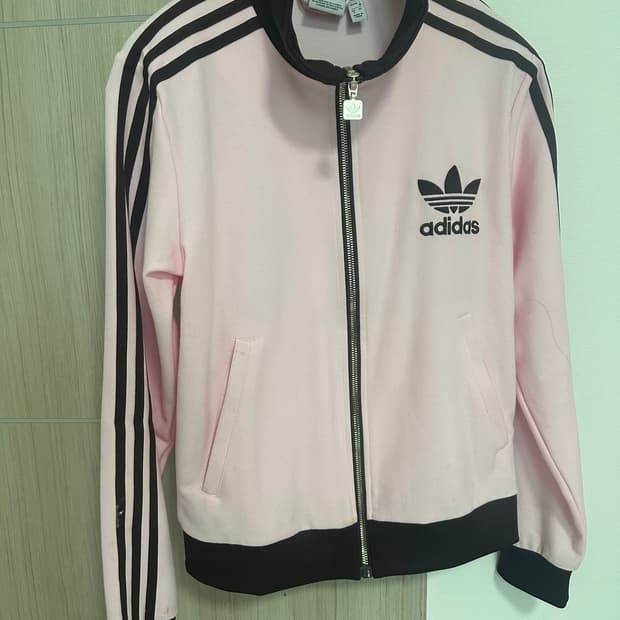 급처) 아디다스 베켄바우어 트랙탑 자켓 핑크브라운 져지