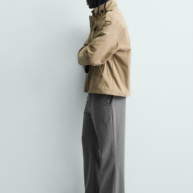 Zara 릴렉스핏 숏 트렌치 코트 M
