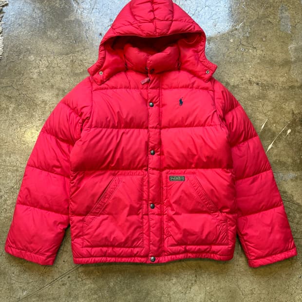 폴로 랄프로렌 다운 후드 패딩