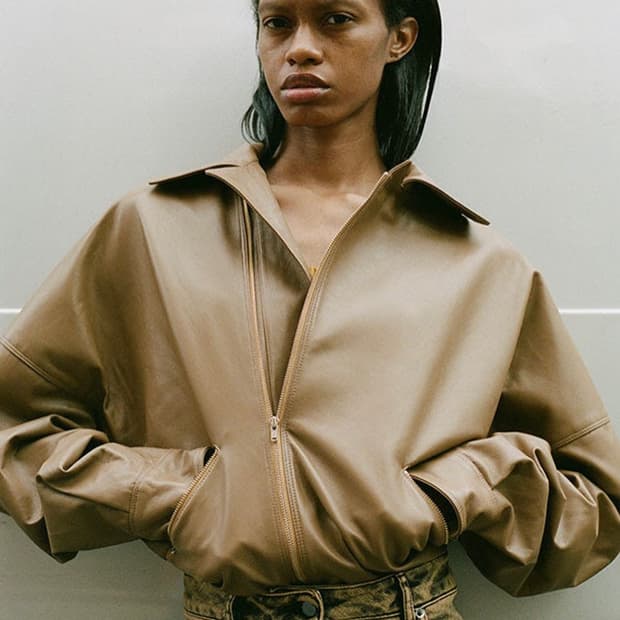 maryam nassir zadeh 램 가죽 자켓