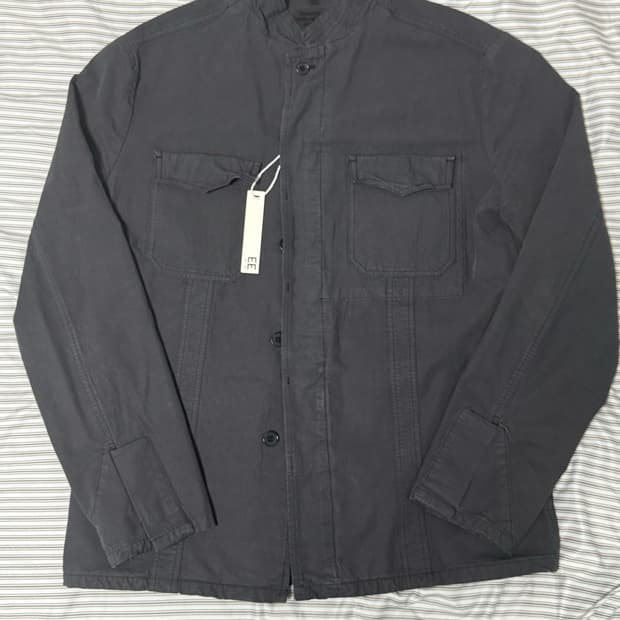[누마레 EE] 밀리터리 셔츠 자켓 챠콜 L