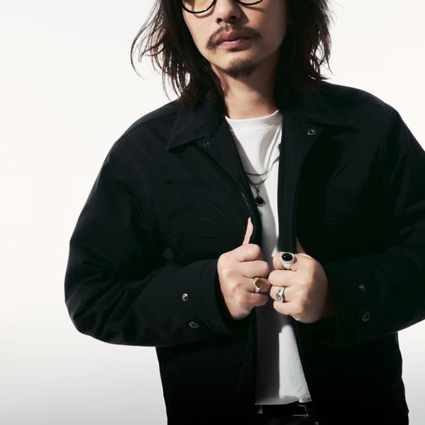 [M]언어펙티드 이동휘 패디드 앰브로이드 자켓 블랙