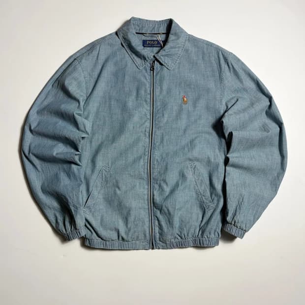 폴로 랄프로렌 24ss 베이포트 인디고 샴브레이 자켓 R2266