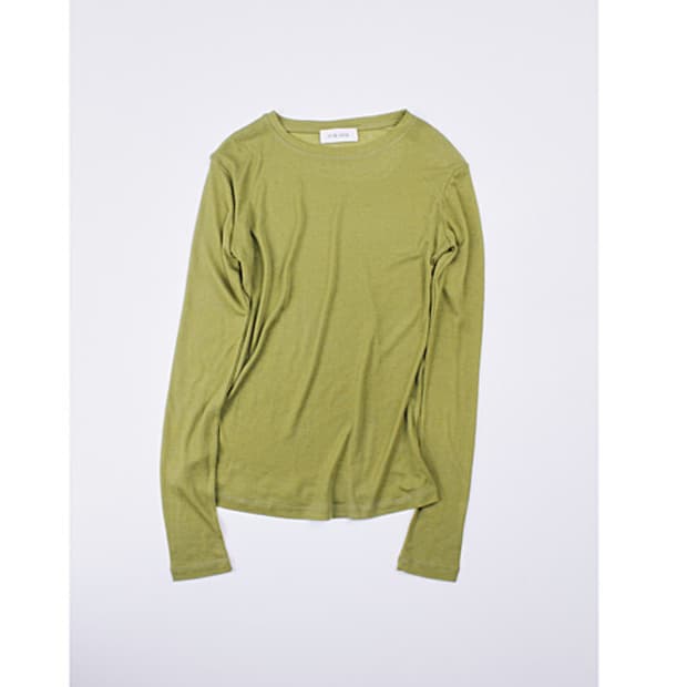 포허 뉴 소프트 롱슬리브 탑 올리브 하고 단독