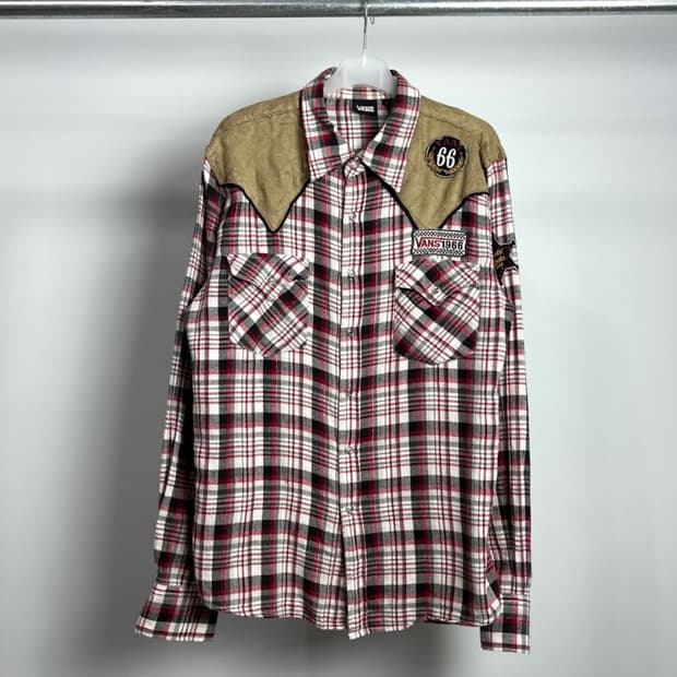 VANS detail check shirt