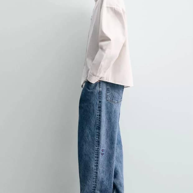 (EU36)자라x챔피온 루즈 테이퍼드 진