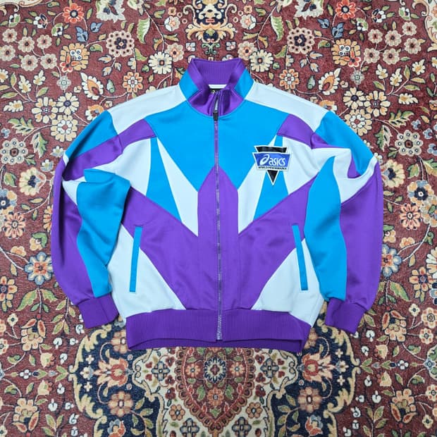 90s 아식스 오리지널 XGT 100 트랙탑 자켓 [L]