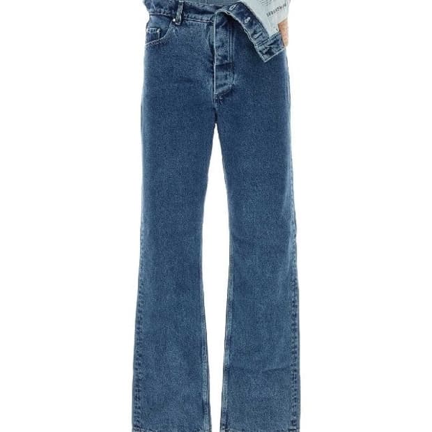 [31] Y/project 에버그린 비대칭 데님 아이스블루