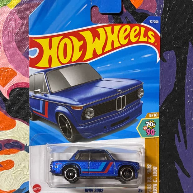 미개봉) bmw2002 다이캐스트 핫휠 디오라마 인테리어 소품