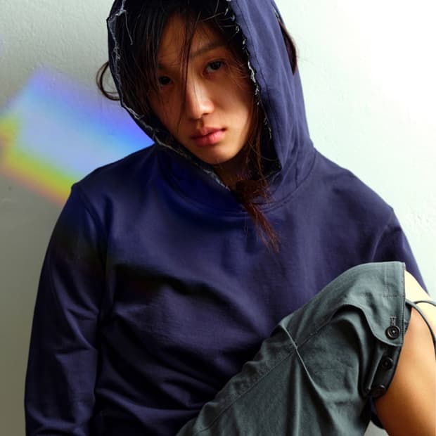  Hatchingrooom Ear Hole Hoodie Navy