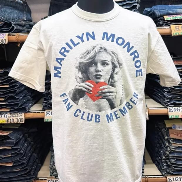 토이즈맥코이 마릴린 먼로 FAN CLUB MEMBER 티셔츠