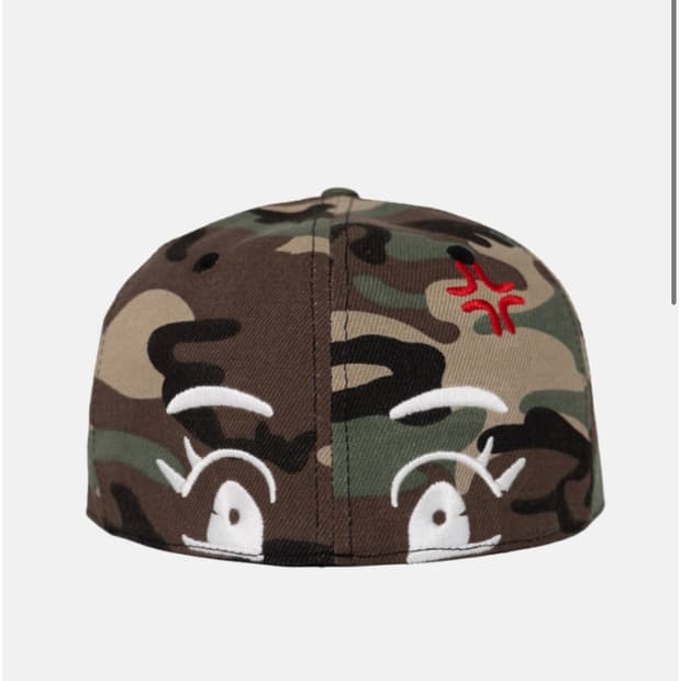 슌슌 모자 Shunshun shun logo eyes cap [camo]