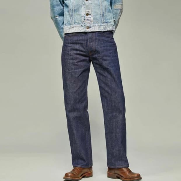 Baihe Denim 데님 아메카지 오라리스타일 청바지 W29 L32