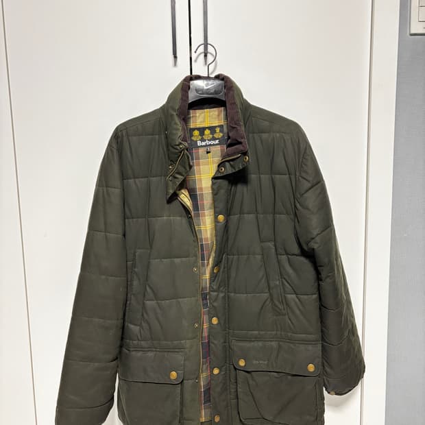 바버 왁스 패딩 카라코람 비데일