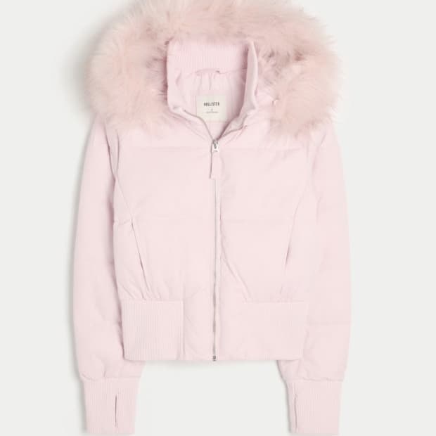 (사이즈 교환 구해요 XXS->XS) 홀리스터 핑크 패딩