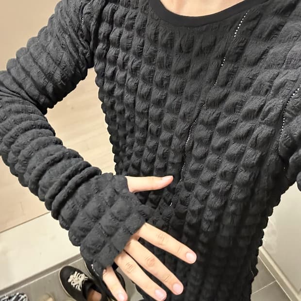 (오늘만ㄱㅈ 기준)잼바렛 오버록 핑거홀 티