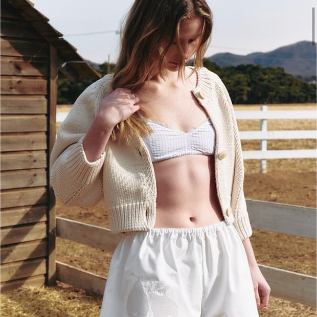 farven 파르벵 페어 pear 숏팬츠 아이보리
