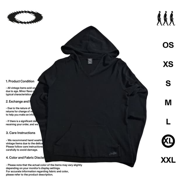 오클리 소프트웨어 니트 후드티 XL사이즈