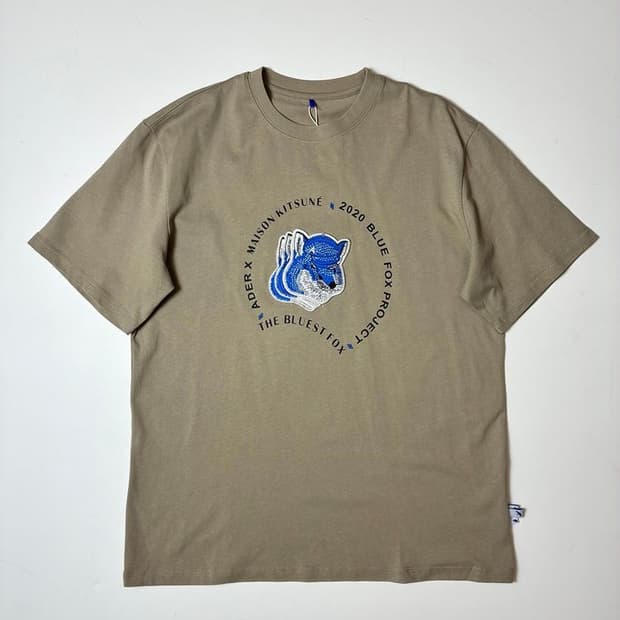 아더에러x메종키츠네 더 블루스트 폭스 반팔 티셔츠 PN9335