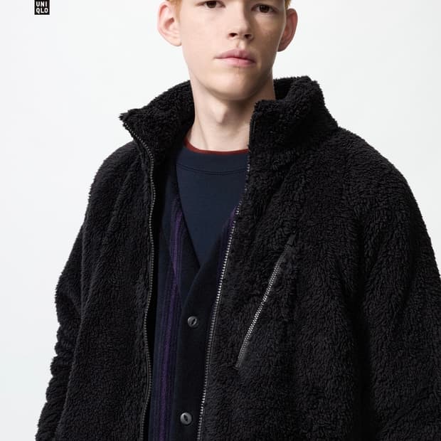 유니클로 니들스 콜라보 후리스 풀집 재킷 플리스 (블랙/M)