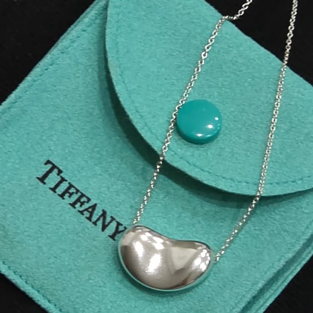 티파니 엘사퍼레티 빈 펜던트 목걸이