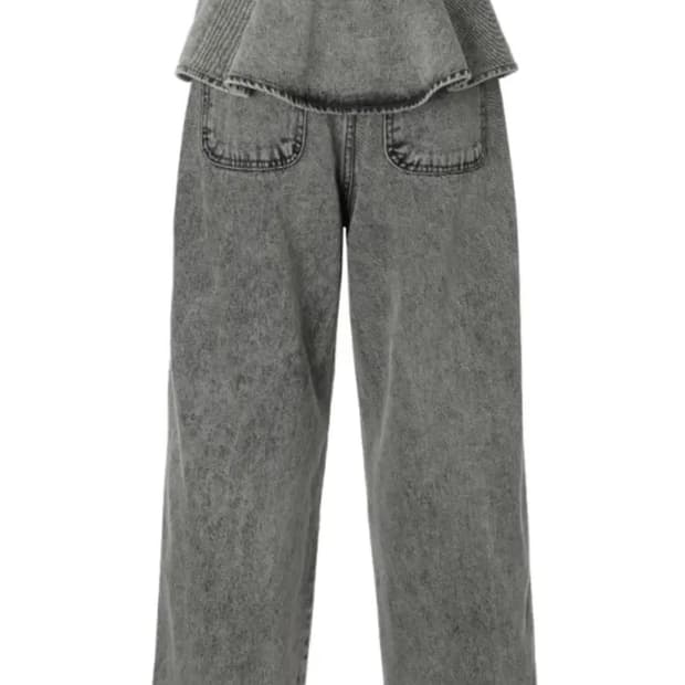 쓰리타임즈 러플 배기진 S